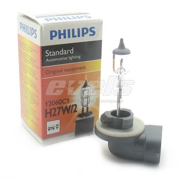Лампа "PHILIPS" 12v H27/2 27W (PGJ13) (кор.)